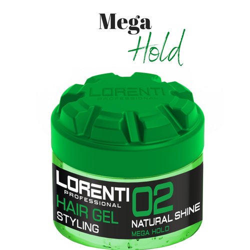 LORENTI TOKYO & SEOUL Nourishing Hair Styling Gel for All Hair Types | Styling Hair Prevent Frizz Provides Maximum Hold and Long Lasting Shine 10.14 Oz (Natural Shine)