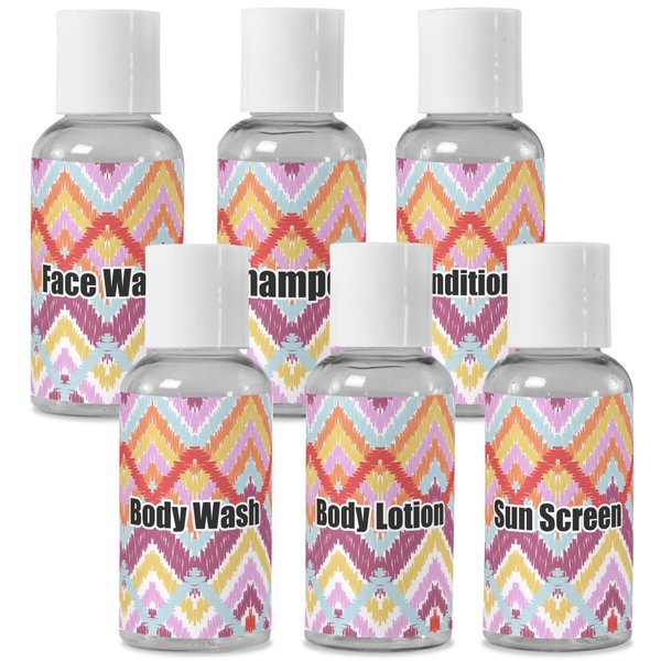 YouCustomizeIt Personalized Ikat Chevron Travel Bottles