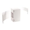 Watchtower 100+ XL Convertible Deck Box | Double-Sleeved Card Storage | Card Game Protector | Nexofyber Surface | Holds Up to 100 Cards | White Color | Made by Gamegenic (GGS20121ML)