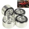 4X 2.2 Alloy Beadlock Wheel Rims w/Hubs for 1/10 RC Wraith D90 35mm Width#7