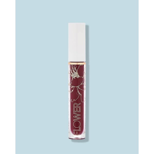 Flower Beauty Miracle Matte Liquid Lip Color - Vividly Bold & Creaseless Matte Liquid Lipstick, Comfortable All Day High Impact Makeup Color (Black Cherry)