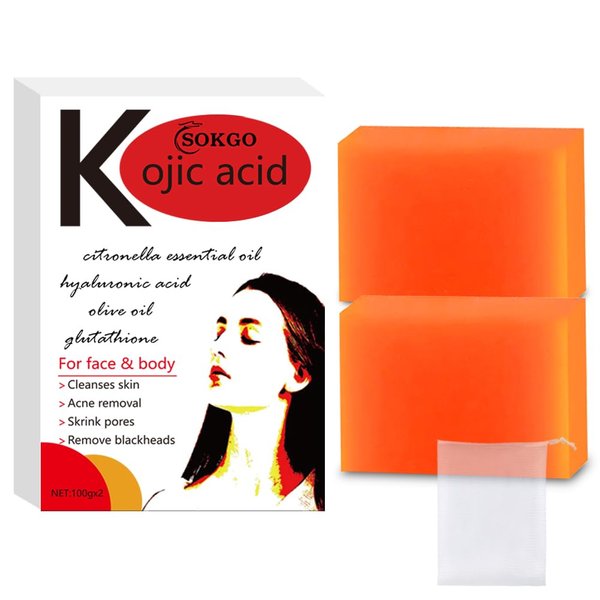 Loske Kojic Acid Body Soap, Face & Body Bath Soap, Skin Soap, Uneven Skin Soap with Tea Tree, Coconut Oil, Vegan Soap
