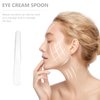 Ciieeo Stainless Steel Ointment Spoon Eye Cream Spoon Facial spatulas Facial Cream mask Spoon Skincare Cosmetics Spoon Creme Makeup Mixing Spoon Face Cream Scoops Metal Ball Miss Small