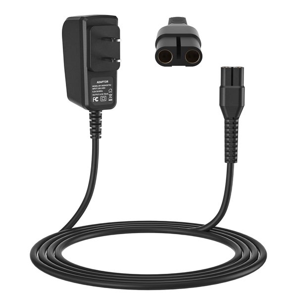 Electric Shaver 4.3V Adapter Power-Supply Cord, Shaver Charger Power Cord for Philips A00390 4.3V 70mA for Philips Norelco oneblade Charger QP2520 Compatible with QP2520/90, QP2520/70, QP2520/72