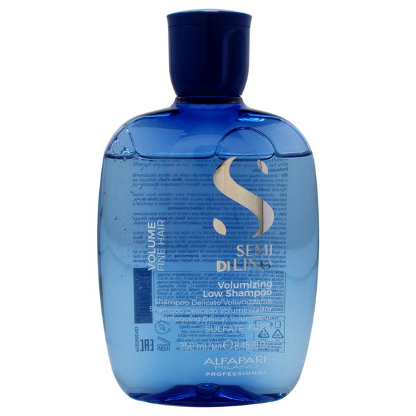Alfaparf Milano Semi Di Lino Volume Shampoo For Fine Hair – Anti Frizz, Hair Thickening Shampoo to Add Volume & Body - Sulfate Free and Professional Salon Quality - Frizz Control Products (8.45 oz)