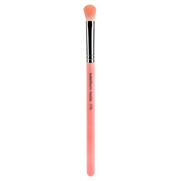 Bdellium Tools Professional Makeup Brush - Pink Bambu Series 776 Blending - With Soft Synthetic Fibers, For Shading & Blending Powder (Pink, 1pc)