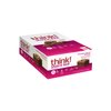 think! Protein Bars with Chicory Root for Fiber, Digestive Support, Gluten Free with Whey Protein Isolate, Chocolate Almond Brownie, Snack Bars without Artificial Sweeteners, 1.4 Oz (10 Count)