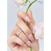 ohora Semi Cured Gel Nail Strips (N Blossom) - Works with Any UV Nail Lamps, Salon-Quality, Long Lasting, Easy to Apply & Remove - Includes 2 Prep Pads, Nail File & Wooden Stick