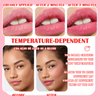 JunKuJK 2PCS Lip Oil and Color Changing Lipstick Set,Magic Jelly PH Lipstick,Moisturizing Color Change Lipstick,Lip Stain Long Lasting Waterproof Tinted Lip Balm Set,Hydrating Lip Glow Oil for Women