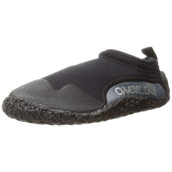 O'NEILL Baby Girls Youth Reactor 2mm Reef Booties Wetsuit Accessories, Black/Coal, Small US
