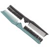 2pcs Double Teeth Folding Comb Men's Portable Collapsible Pocket Bristle Hairstyle Brush for Women