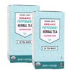 Trader Joes Peppermint Tea Organic -- 40 Tea Bags -- Herbal Caffiene Free (2 Pack)