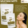 mGanna 100% Pure Natural 0.50 Lbs Purified Multani Mitti Mud | Fullers Earth Clay Powder Cosmetic Grade | Natural Face Mask (Half Pound)