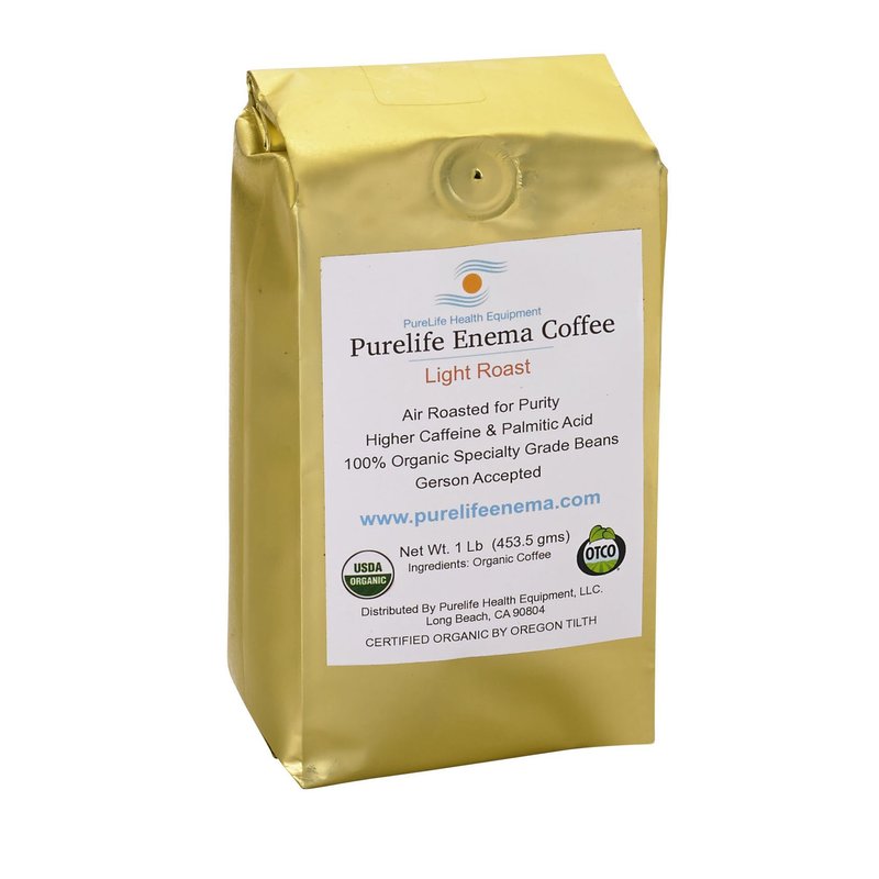 PureLife Enema Coffee - 1 Lb - Mold Free Organic Light "Air" Roast ...