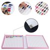 Noverlife 780PCS Nail Art False Tips Double-Sided Sponge Glue Adhesive Tape, Pre-cut Self-Adhesive Foam Strips Fixing Sticker for Nail Design Gel Polish Color Display Card Book