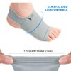 Price Xes Upgrade Metatarsal Compression Arch Support Sleeves with Gel Pad Inside - Arch Support Brace for Flat Foot & Plantar Fasciitis Pain Relief - Women & Men - 1 Pair (Gray)