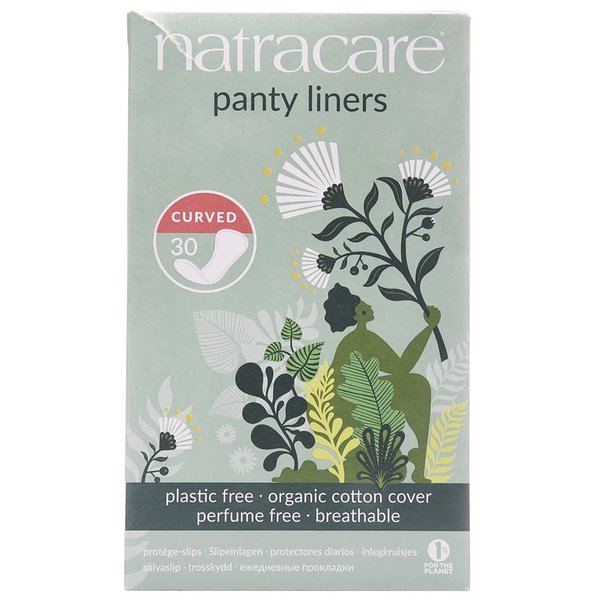 Natracare 3060 Natural Curved Panty Liners 30 Count