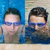 Uniswim Clear Swimming Goggles Anti Fog for Adult Swim Glasses Eye Protection for Swimming-Blue