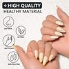 eodci 2pcs Metallic Gel Liner Nail Art Silver Bronze Gold Set, Nail Polish 10ml Build in Thin Brush Shine Soak Off UV/LED Manicure Silver&Gold