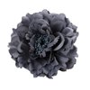 Boho Peony Flower Brooch Fashion Women's Hair Clip, Bohemia Peony Flower Hair Clip, Flamenco Dancer Flower Brooch, Party Women's Flower Hair Clip, Hair Accessories, Wedding Set (Grey)