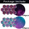 48 PCS MTG Counter Dice Magic The Gathering Counters Status Tokens Starry Sky Life D6 Dice Set for MTG Cards Game Night Accessories (Turquoise&Lilac, Navy&Purple)