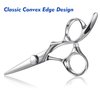 Professional Hair Cutting Scissors 6" with Extremely Sharp Convex Blade,Haircut Scissors,Premium Cobalt Alloy Stainless for Hair Shears,Ergonomic Design Barber Scissors For Salon and Home