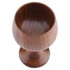TOPINCN Wooden Wine Goblet Wood Goblet, 150ML Wooden Mug, Elegant Goblet Multiuse Wood Grain Cup Wine Grape Drinking Cups Easy to for Kitchen for Home