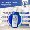 Non-Comedogenic Hair Conditioner for Blemish Free Skin by Clear 2 Perfection with Fresh Cells Strawberry and Kiwi Suspensions. Hair Conditioner for Acne. Made in USA