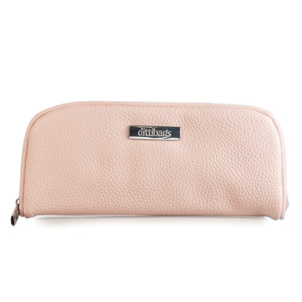 Dittibags Diabetes Travel Case - Insulin Pen Case and Wallet for Daily Essentials - Holds One Pen, Five Pen Tips, Photo ID, and Credit Cards with Two Additional Pockets! (Pink)