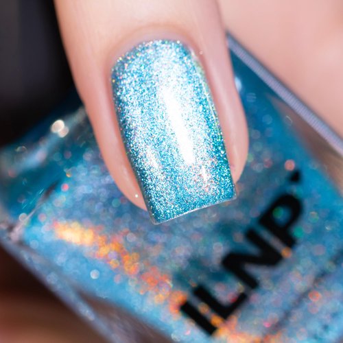ILNP Flashing Lights - Vivid Teal Magnetic Shimmer Nail Polish