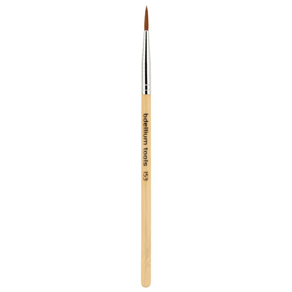Bdellium Tools Professional Makeup Brush - Special FX Series 153 Capillary - With Soft Synthetic Fibers, For Capillary Detailing and Fine Line Work (Bamboo, 1pc)