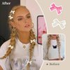 Silky Satin Hair Bows Hair Clip Mini Hair Clips for Women Girls Small Bow Hair Clips Bow Ribbons Cute Hair Clips Pins Metal Y2k Hair Accessories for Braids.