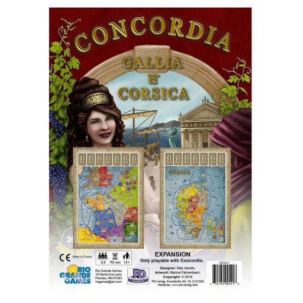 Concordia: Gallia & Corsica Board Game