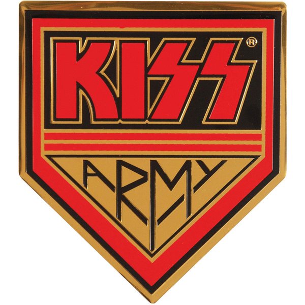 C&D Visionary Kiss Army Gold Metal Sticker (S-7655-M)