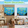 Pin The Pincers on The Turtle Game Ocean Birthday Party Supplies Decorations for Kids, Pin The Tail Game Under The Sea Birthday Party Supplies Classroom Activities Educational Games for Kids