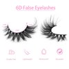 KAWAII False Eyelashes Fox Eye Fluffy Lashes 6D Volume Thick Crossed Long False Eyelahses dramatic cross Full Volume Strip Lashes Pack 10 Pairs