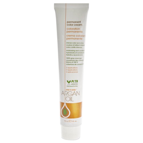 One n Only Argan Oil Permanent Color Cream - 7G Medium Golden Blonde Hair Color Unisex 3 oz