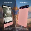 300CT Rose Gold Card Sleeves for Lorcana, MTG, Clear Front Textured Back Card Sleeves, Standard Size Card Sleeves for Lorcana, Magic The Gathering, Baseball Card, Sports Cards, Game Card
