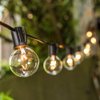 VMANOO Outdoor String Lights 25Ft Globe Patio Lighting Waterproof G40 Bulbs for Outside Yard Gazebo Party Wedding Tents Porch Garden Bistro Pergola Backyard Deck Hanging Indoor Balcony Decor Lights