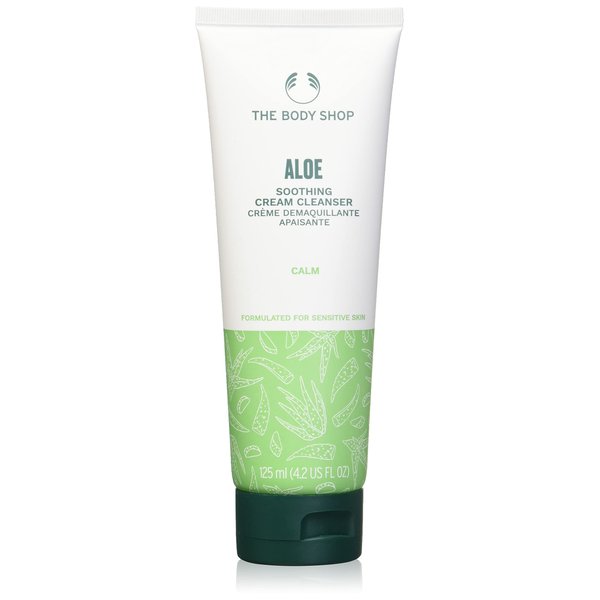 The Body Shop Aloe Vera Cream Cleanser, For Sensitive Skin, Vegan, 125ml