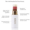 Ogee Sculpted Face Stick (ROSE QUARTZ - ROSE BLUSH) Certified Organic Blush Stick - Multi-Use Cream Blush Stick for Cheeks, Lips & Face
