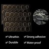 480pcs(20Sheets) Double Side Nail Adhesive Tab for Press on Nails Glue Sticker Waterproof Breathable Super Sticky Nails Tab for Finger False Nails Jelly Fake Nail Women Girls Kids Daily Wear Manicure