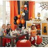 Halloween Balloons Black and Orange Balloons, 50Pcs Orange and Black Halloween Latex Balloons12 Inch Black Orange Confetti Balloons for Halloween, Birthday, Graduation, Black Orange Party Decorations