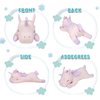 My OLi 24'' Unicorn Cooling Stuffed Animal Pillow Coolable Stuffed Unicorn Pillow Soft Chill Plush Hugging Pillow Plush Toys Gift for Kids Adults