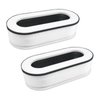 Flintar RP-AP068 3-in-1 H13 Grade True HEPA Replacement Filter, Compatible with RENPHO Compact Air Purifier RP-AP068, 2-Pack