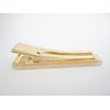 Generic 2 1/2 inch pearly white iridescent open alligator hair clip barrette