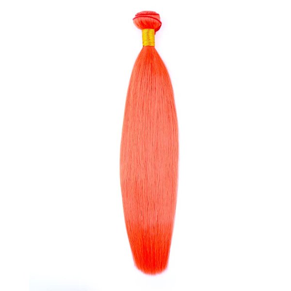 Sent Hair Red Bundle Human Hair Bundles Straight Double Weft Brazilian Virgin Hair 100% Unprocessed Bundle 18inch Hair Extensions
