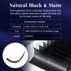 Premium D Curl 0.05mm Thickness Semi Permanent Individual Eyelash Extensions Silk Volume Lashes Professional Salon Use Mixed 9-15mm Length In One Tray (D-0.05,9-15mm)
