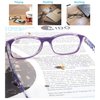 OLOMEE Reading Glasses Women +2.00 Floral Print Square Women's Readers Cheaters Glasses 5 Pack W/Spring Hinge Lightweight Comfortable Fit