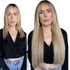 DIYOMO Microlink Hair Extensions - Human Hair,Brown To Caramel Blonde Micro link Hair Extensions Human Hair 18inch Microlink Hair Extensions,Microlink Hair 30G/Pack